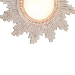 Antique Apollo Sunburst Sculpture Flush Mount / Wall Light