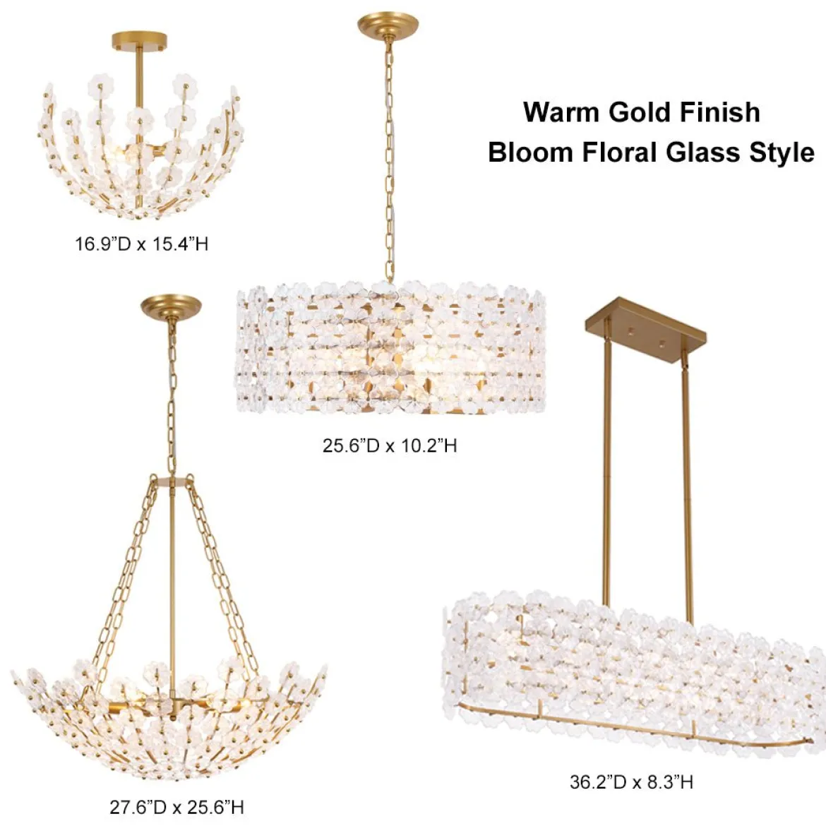 Art Deco Blossom Floral Cage Drum Lantern Pendant Light