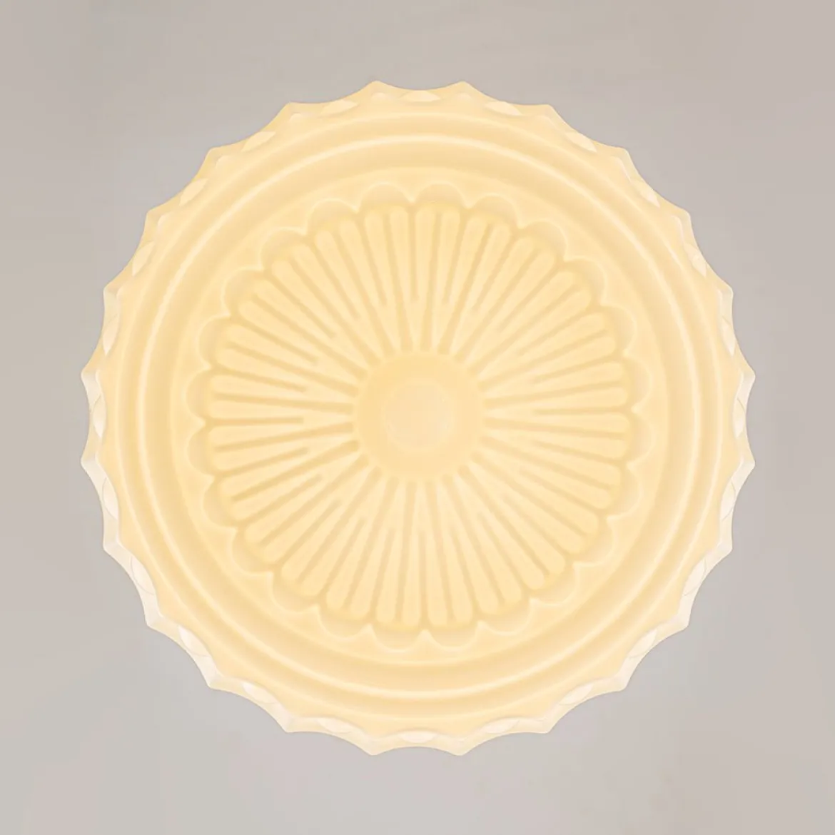 Art Deco Sculptural Milk Glass Schoolhouse LED Pendant