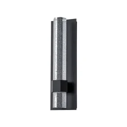 Black Linear Bubble Crystal Tube Dimmable LED Wall Light