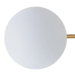 Bloom Dimmable Opal Glass Globe Bubble Semi Flush Chandelier
