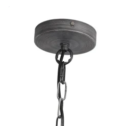 Boho 4-Light Wood Beaded Lantern Pendant