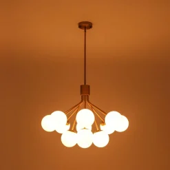 Bouquet Tiered Sputnik Pendant Frosted Glass Bubble Chandelier