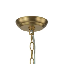 Brass Cluster Sculpture Texture Glass Globe Bubble Chandelier