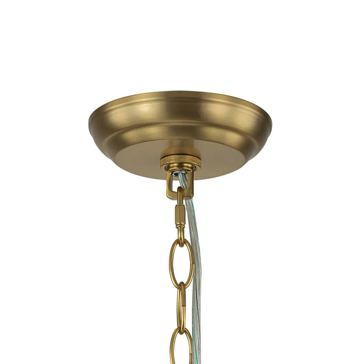 Brass Cluster Sculpture Texture Glass Globe Bubble Chandelier