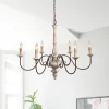 Candle Style Shabby Chic Chandelier