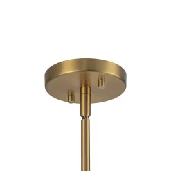 Celestial Glass Globe Staggered Linear Sputnik Chandelier