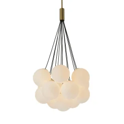 Cloud Style Opal Glass Cluster Bubble Chandelier Pendant Light