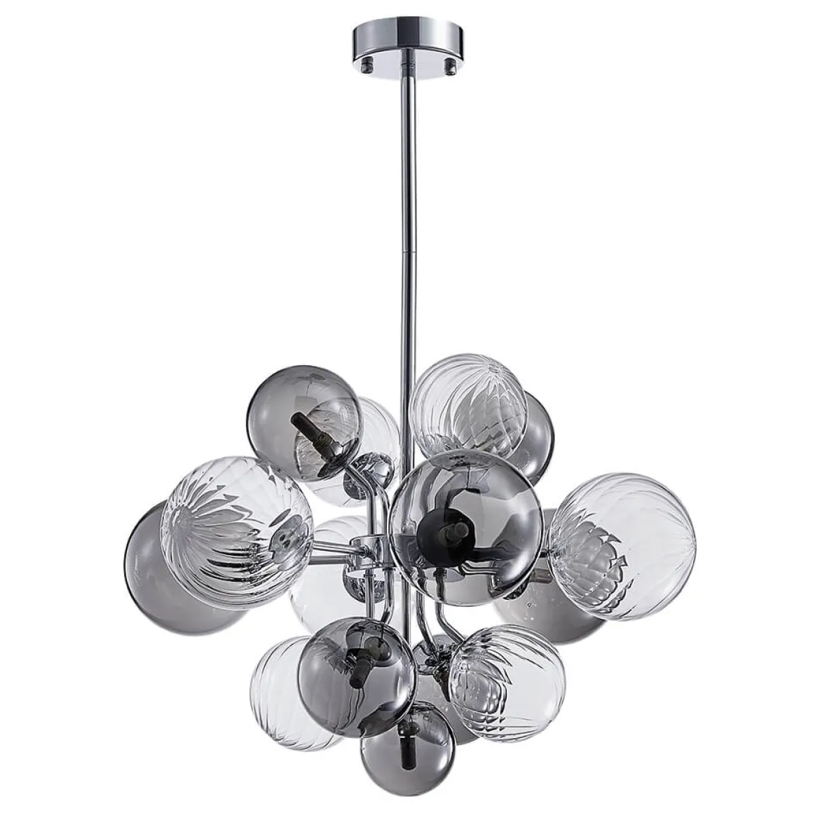 Cluster Glass Globe Bubble Chandelier 23.6"/31.5" Wide Large Chandelier