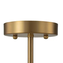 Cluster Rippled Textured Glass Bubble Semi Flush Chandelier