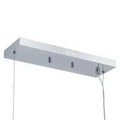 Crystal Resin Art Dimmable LED Linear Island Chandelier