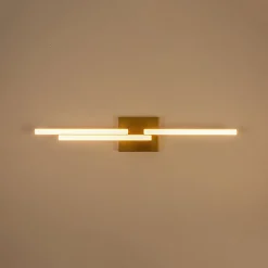 Designer 3-Light Tetris Linear Dimmable LED Vanity Wall Sconce