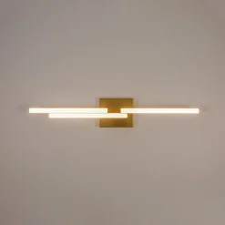 Designer 3-Light Tetris Linear Dimmable LED Vanity Wall Sconce