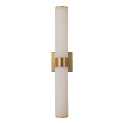 Dimmable LED Marble Tube Linear Bathroom Wall Sconce