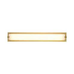 Dimmable LED Wide Linear Frosted Glass Tube Vanity Wall Lamp