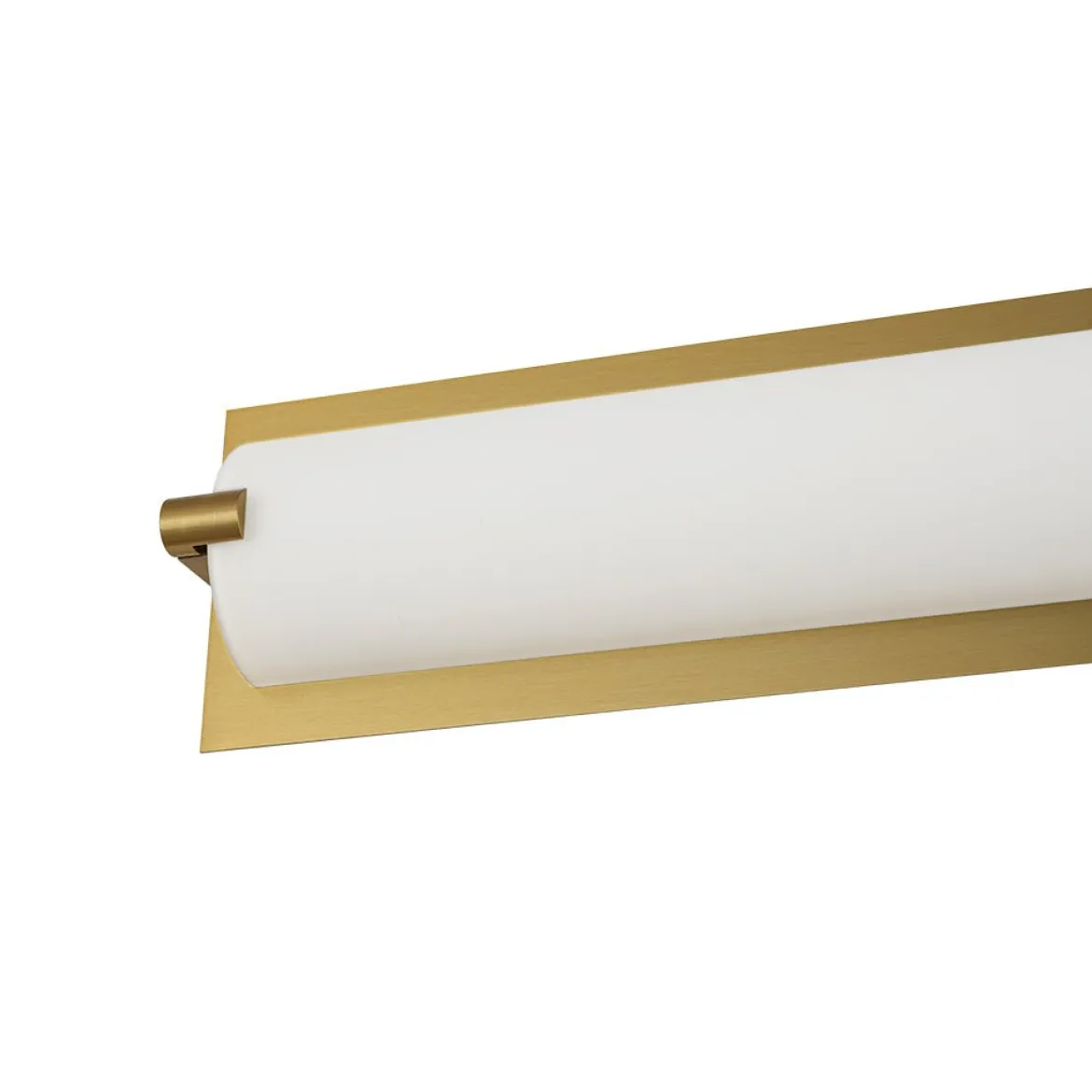 Dimmable LED Wide Linear Frosted Glass Tube Vanity Wall Lamp