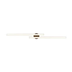 Dimmable 2-Light Long Strip Linear LED Flush Mount