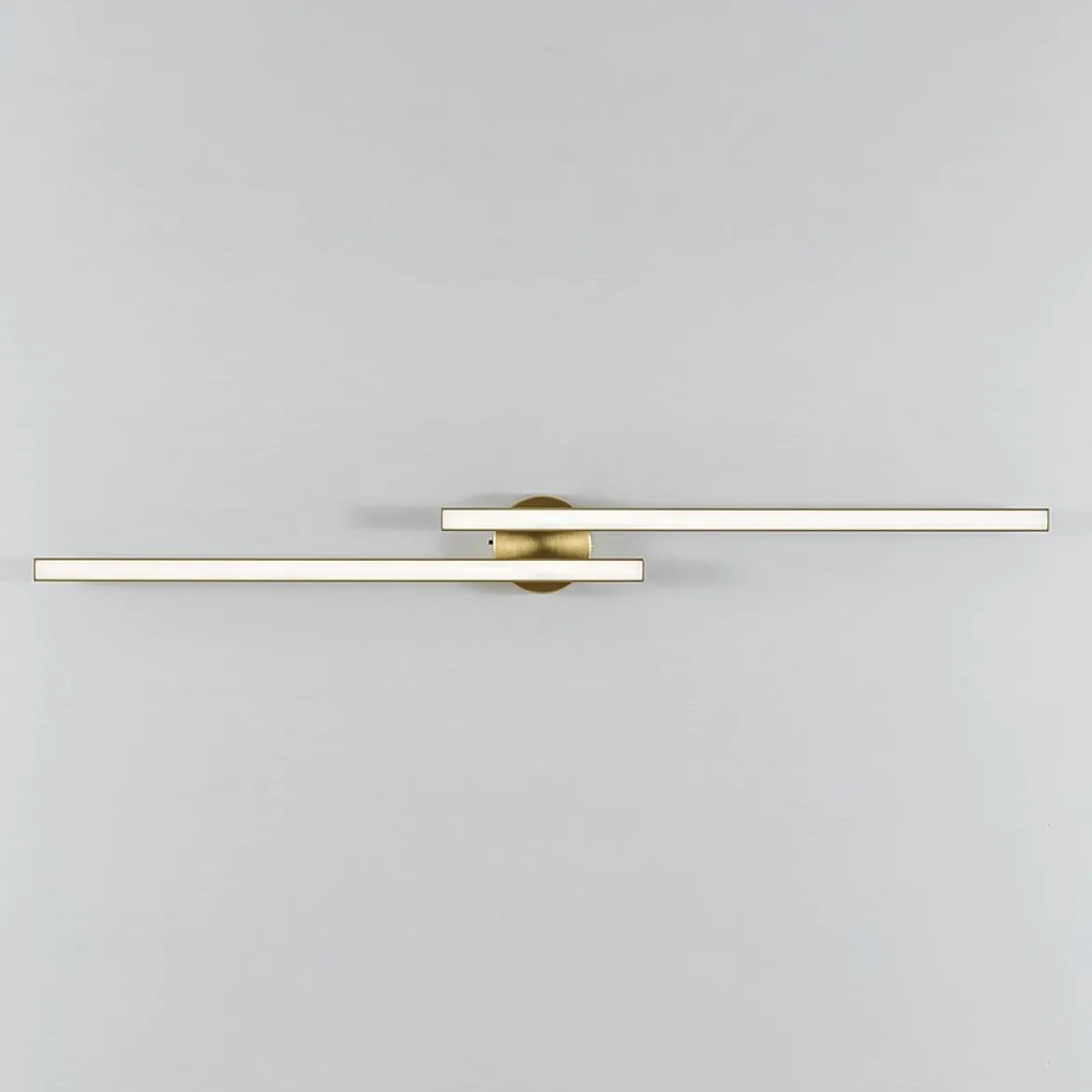 Dimmable 2-Light Long Strip Linear LED Flush Mount