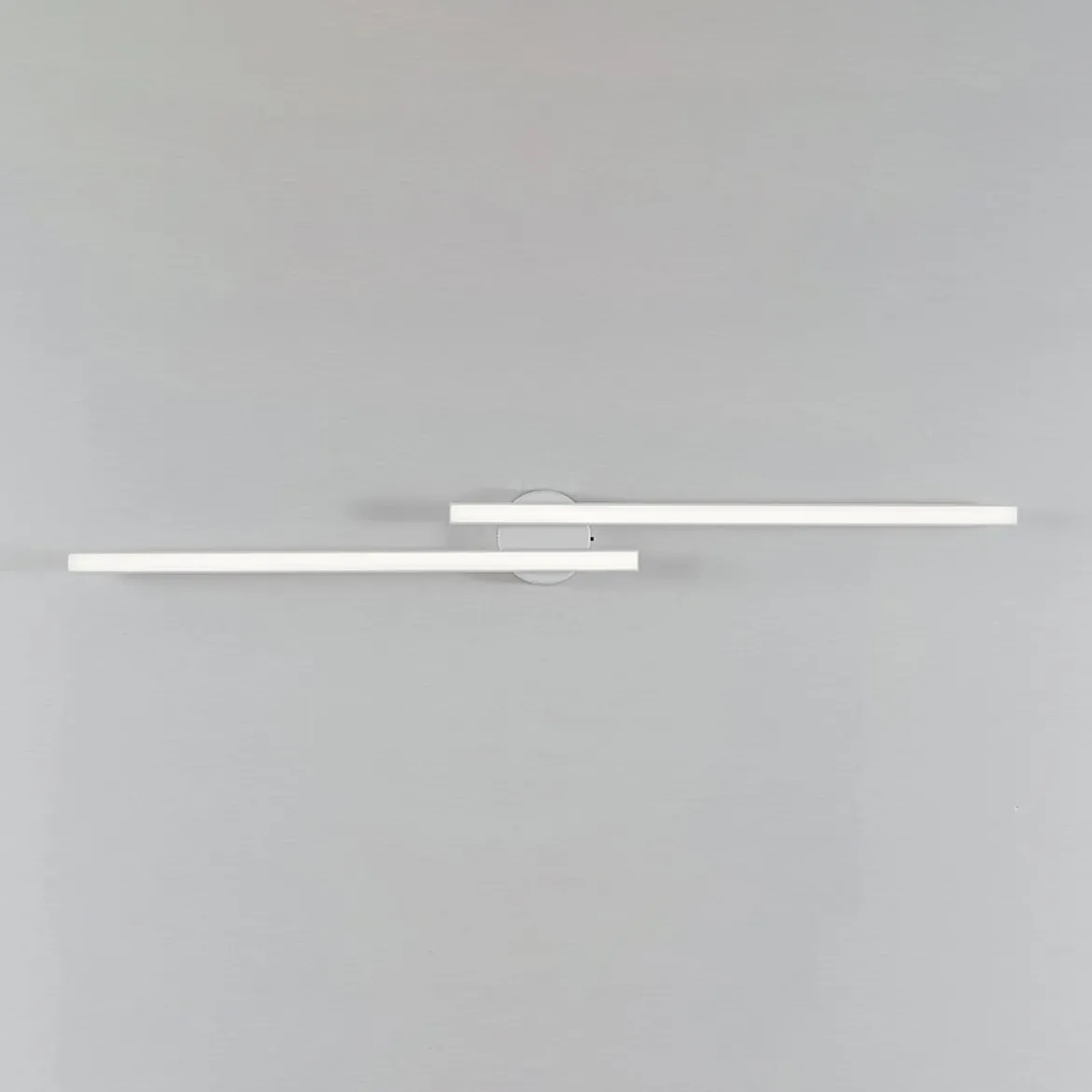 Dimmable 2-Light Long Strip Linear LED Flush Mount