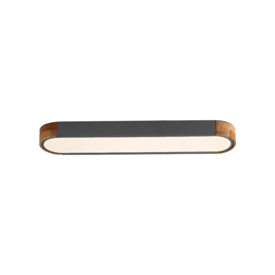 Dimmable Minimalist Long Oval Flush Mount LED Light