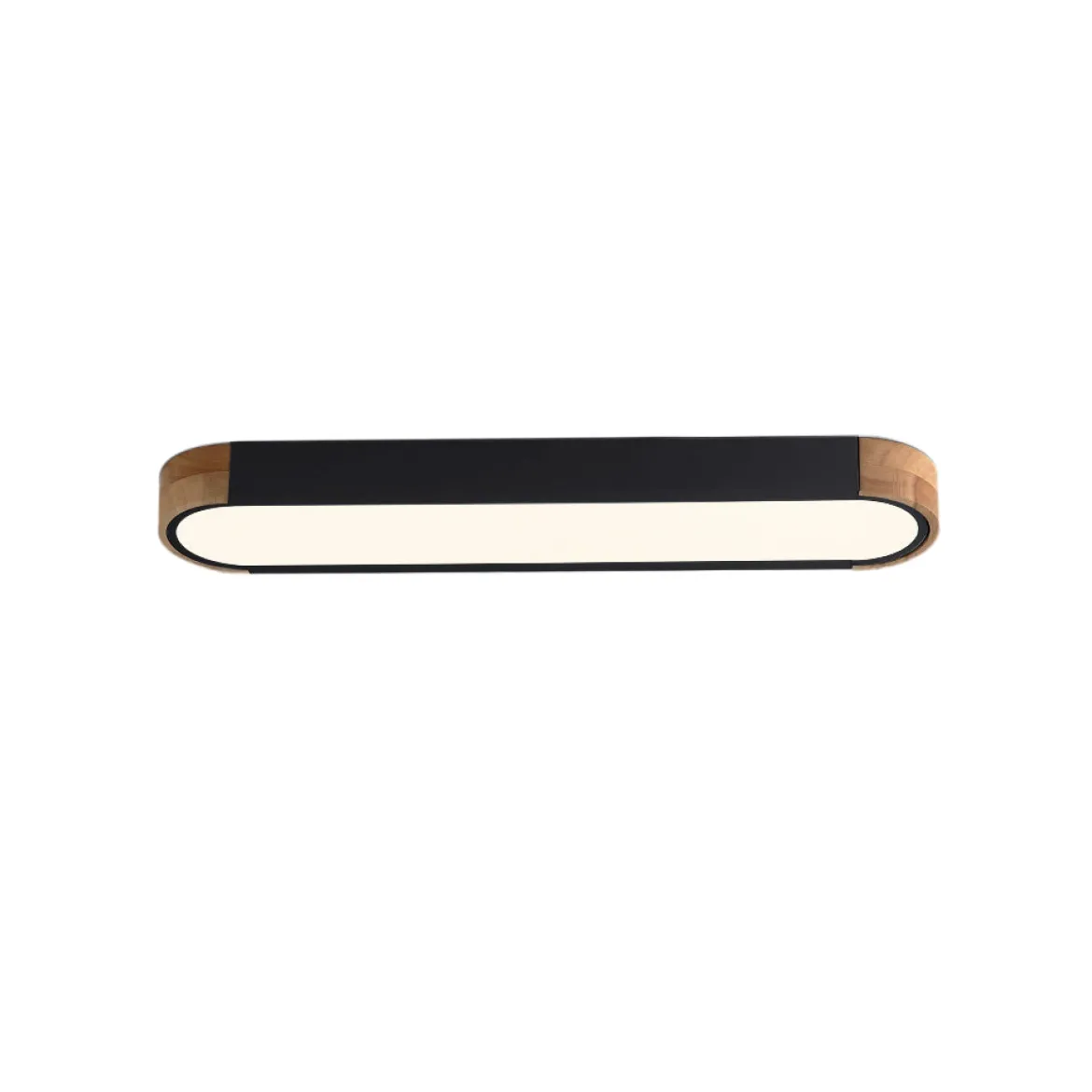 Dimmable Minimalist Long Oval Flush Mount LED Light