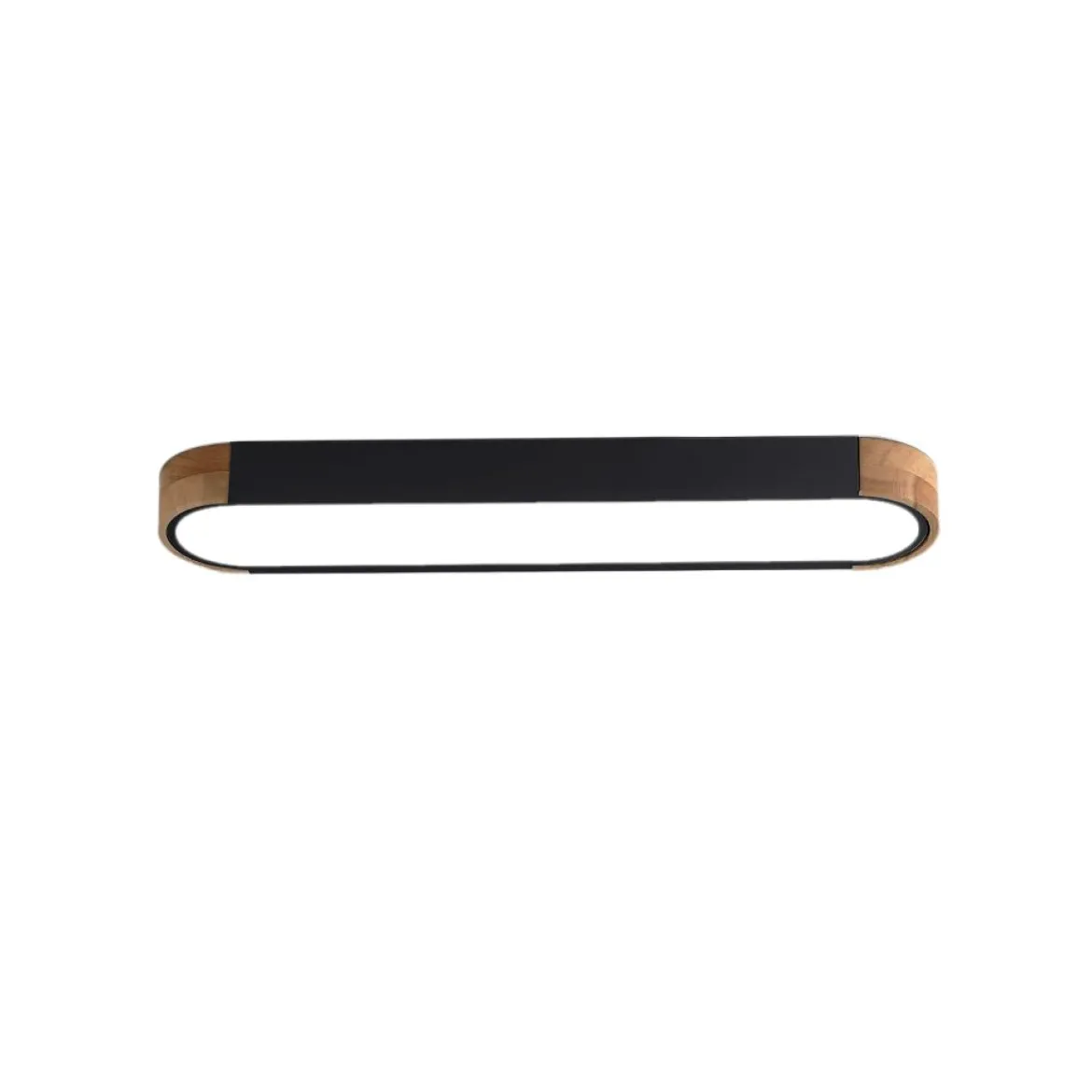 Dimmable Minimalist Long Oval Flush Mount LED Light