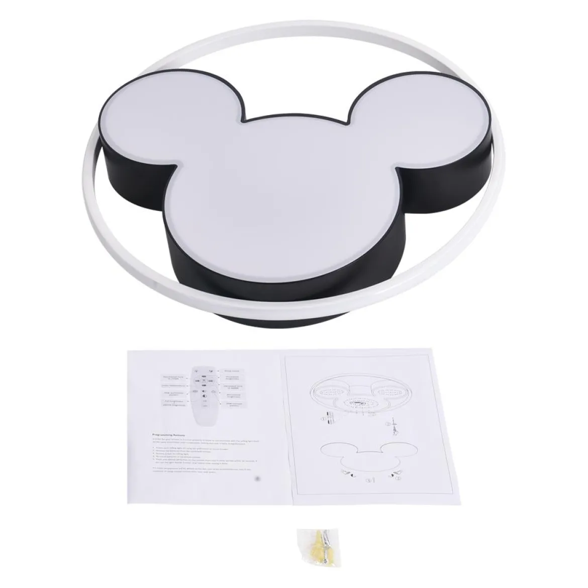 Dimmable Modern Mickey Design LED Flush Ceiling Light