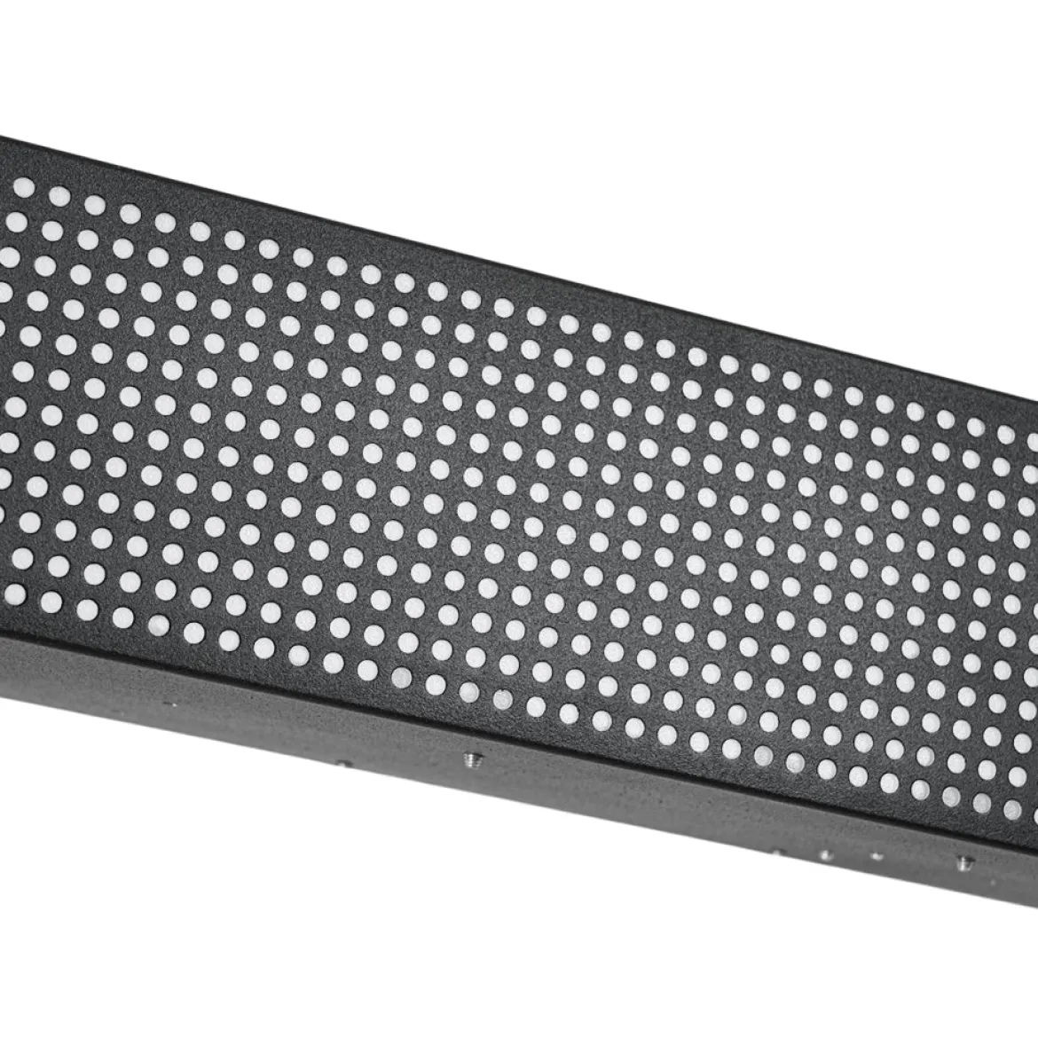 Farmhouse Black Mesh Wood Dimmable LED Oval Ceiling Light