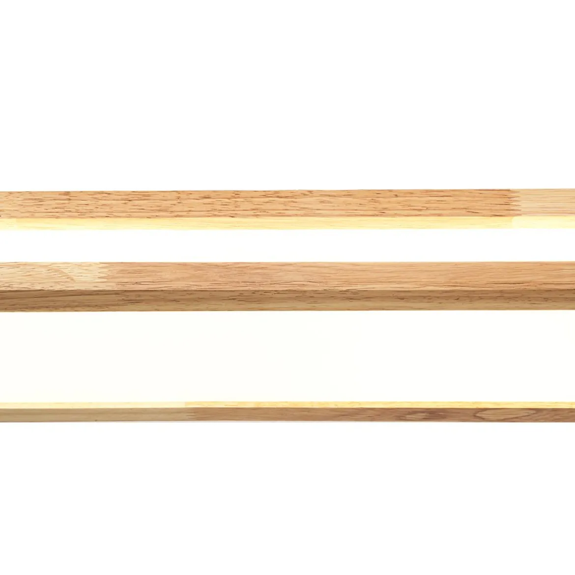 Farmhouse Dimmable LED Wood Oval Flush Mount Light