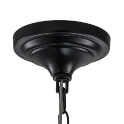 French Farmhouse 1-Light Glass Bell Kitchen Pendant Light