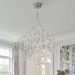 Galaxy Glam Luxury LED Starlight Crystal Chandelier