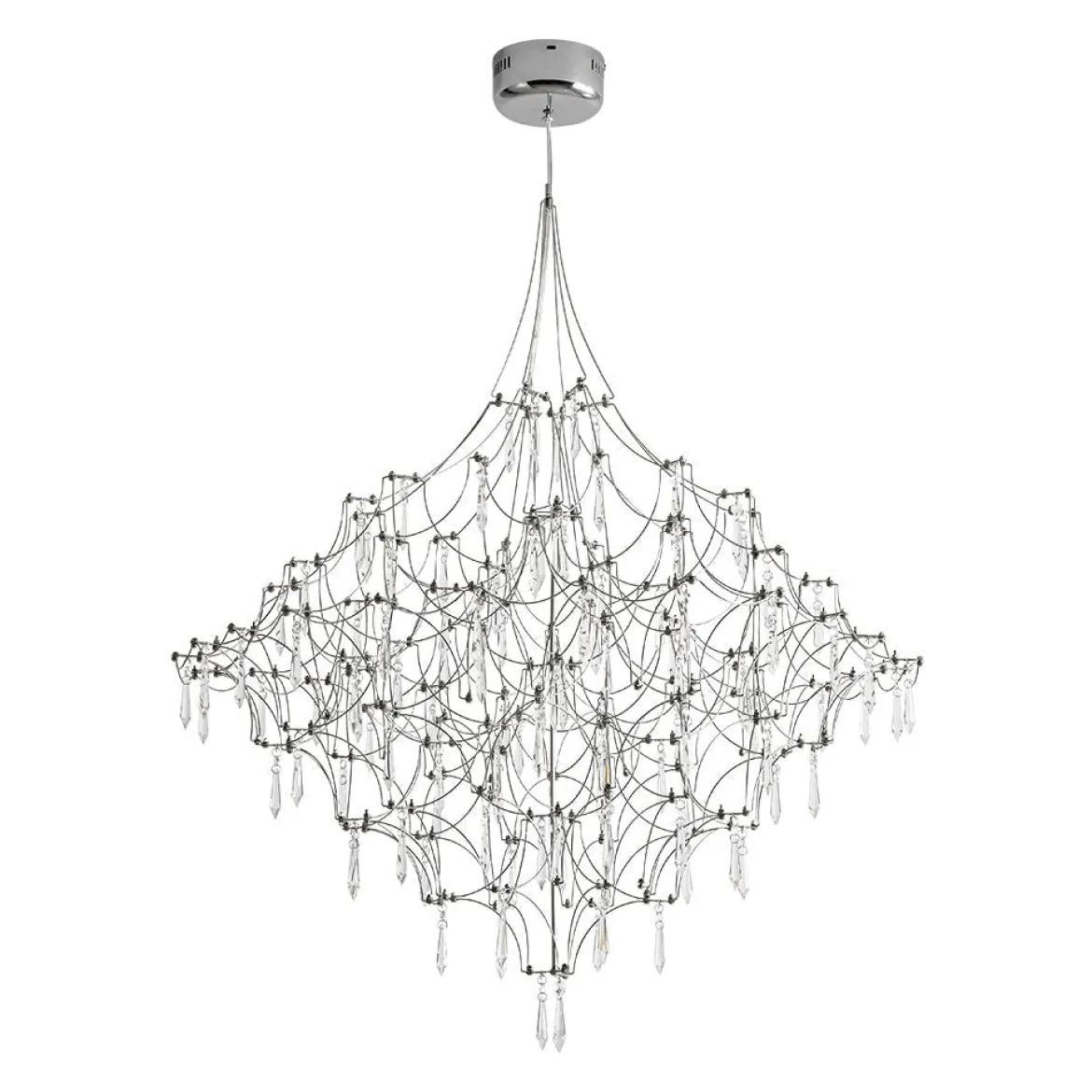 Galaxy Glam Luxury LED Starlight Crystal Chandelier