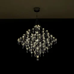 Galaxy Glam Luxury LED Starlight Crystal Chandelier