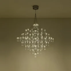 Galaxy Glam Luxury LED Starlight Crystal Chandelier