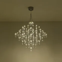 Galaxy Glam Luxury LED Starlight Crystal Chandelier