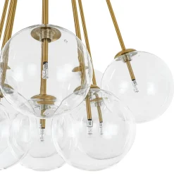 Glam Bouquet Cluster Glass Globe Bubble Ceiling Chandelier