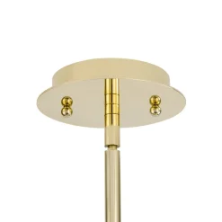 Glam Jewel Polished Gold Crystal Globe Chandelier
