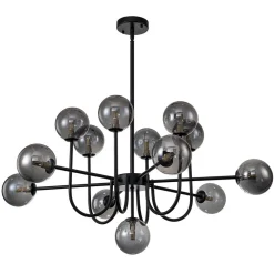 Glam 13-Light Sputnik Glass Globe Bubble Chandelier