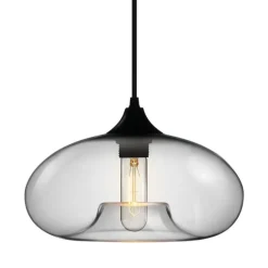Glass Linear 3-light Island Pendant
