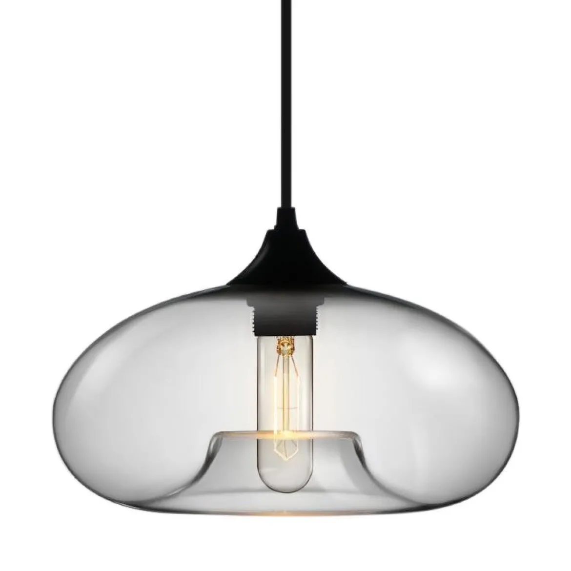 Glass Linear 3-light Island Pendant