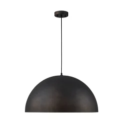 Industrial Oversized Large Metal Dome Pendant Light