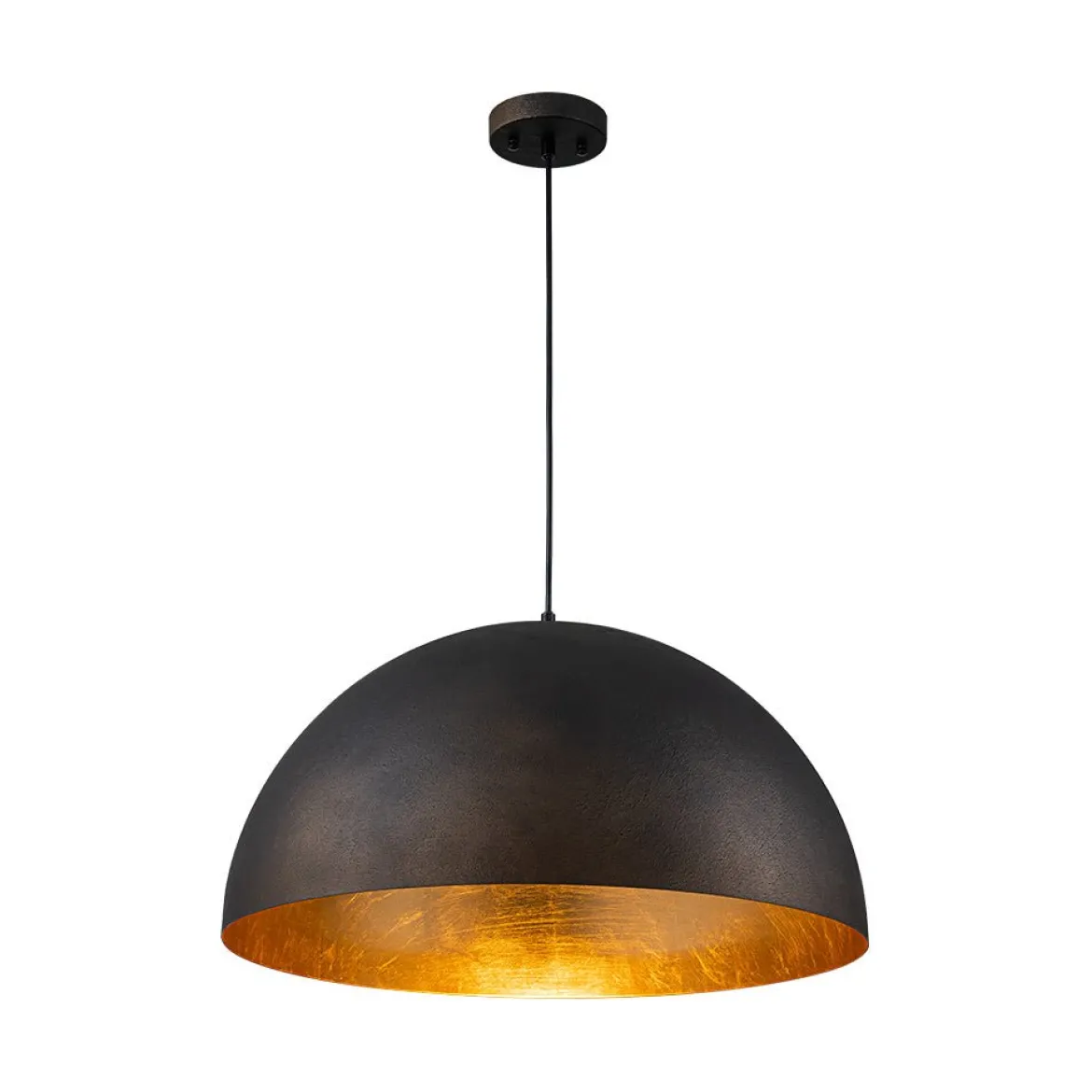 Industrial Oversized Large Metal Dome Pendant Light