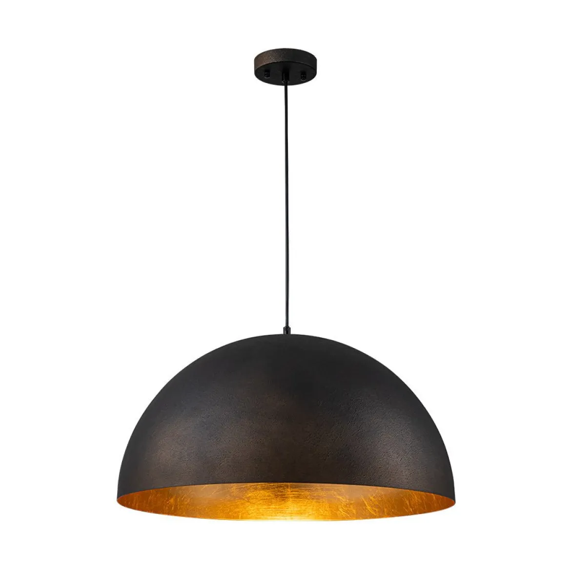 Industrial Oversized Large Metal Dome Pendant Light