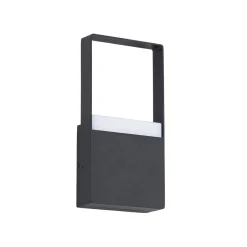 IP54 Black Rectangular Dimmable LED Outdoor Wall Lamp