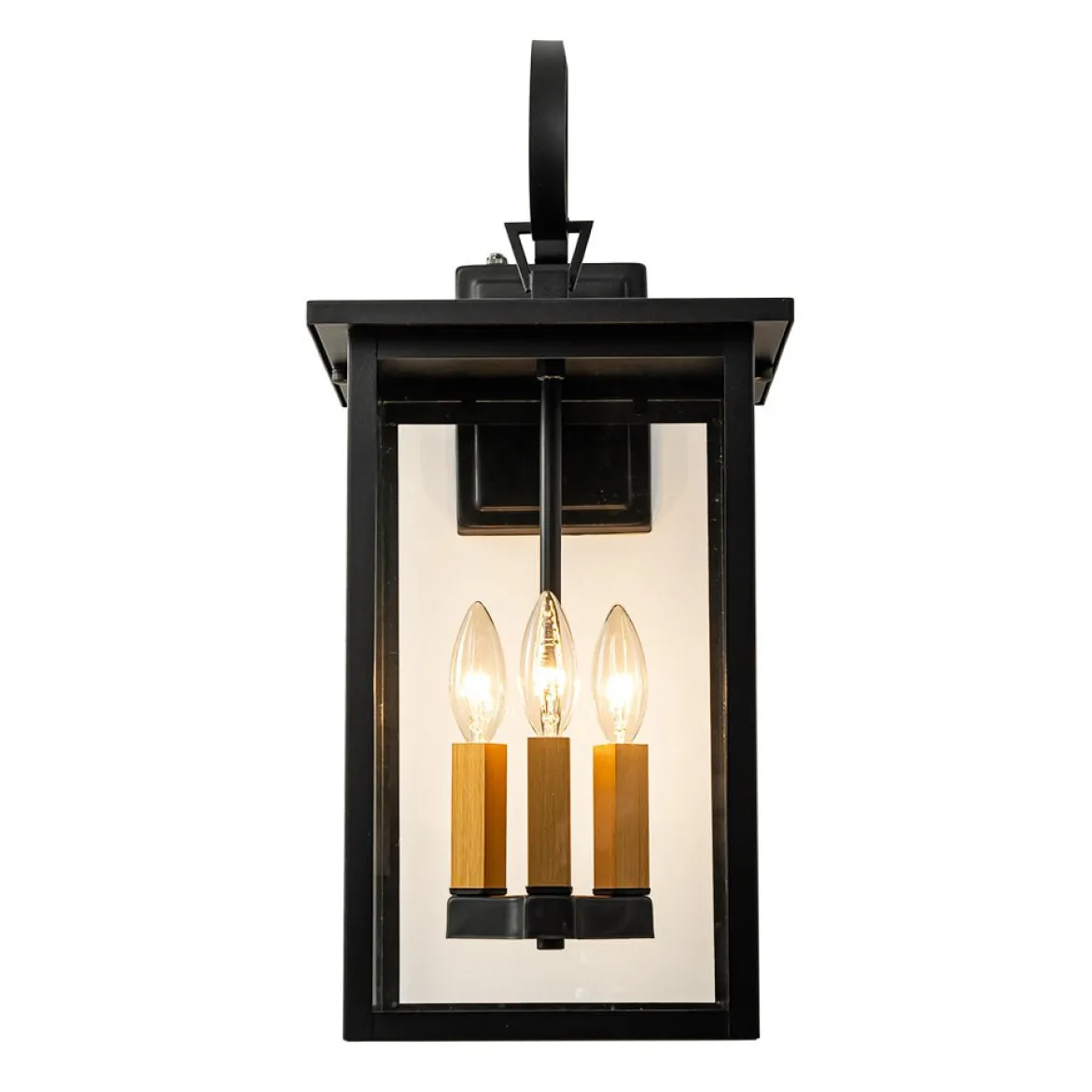 IP23 Farmhouse Square Lantern Outdoor Wall Sconce
