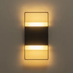 IP54 Minimalist Rectangle Dimmable LED Outdoor Wall Light