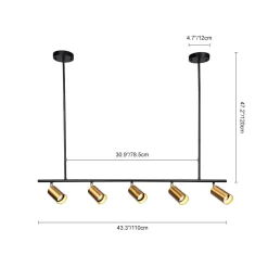 Kitchen Island Linear Pendant Track Lighting