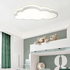 LED Cloud Light Fixture Dimmable Flush Mount for Kids