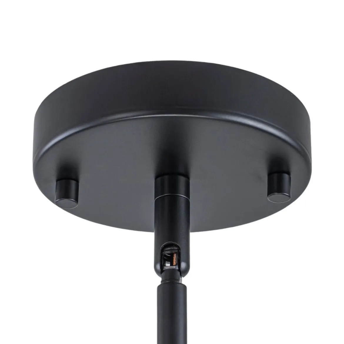8-Light Black Brass White Glass Globe Round Sputnik Chandelier