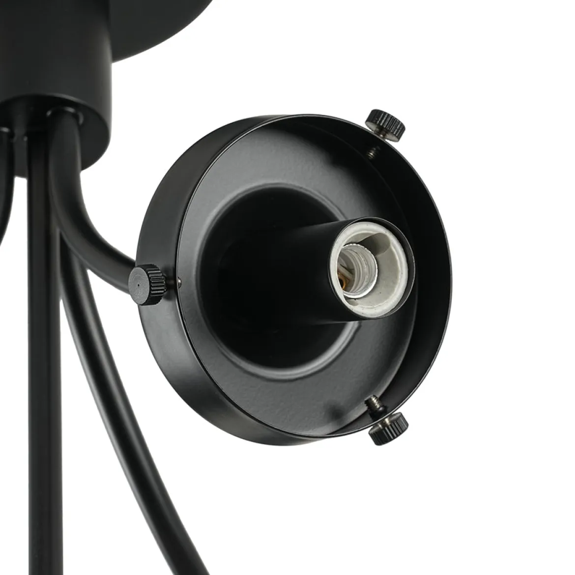 4-Light Bloom Clear Glass Globe Semi Flush Mount